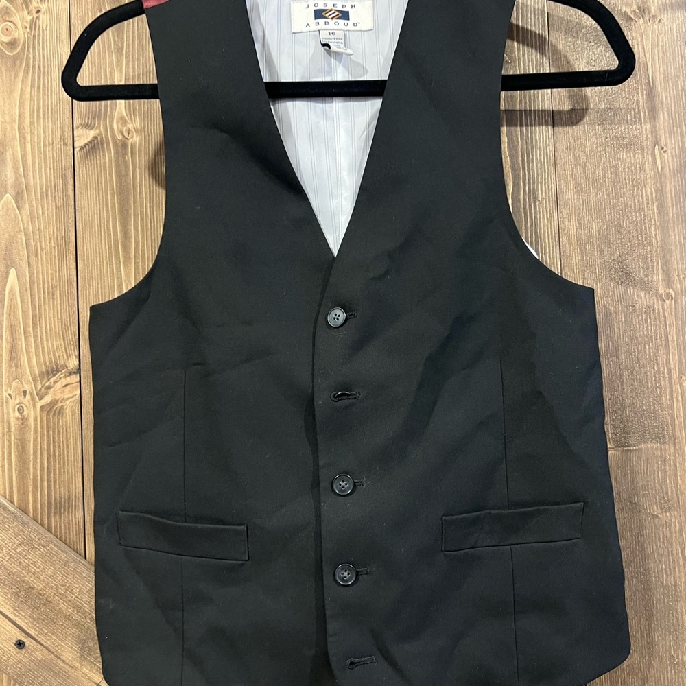 Joseph Abboud Gray Striped Fabric